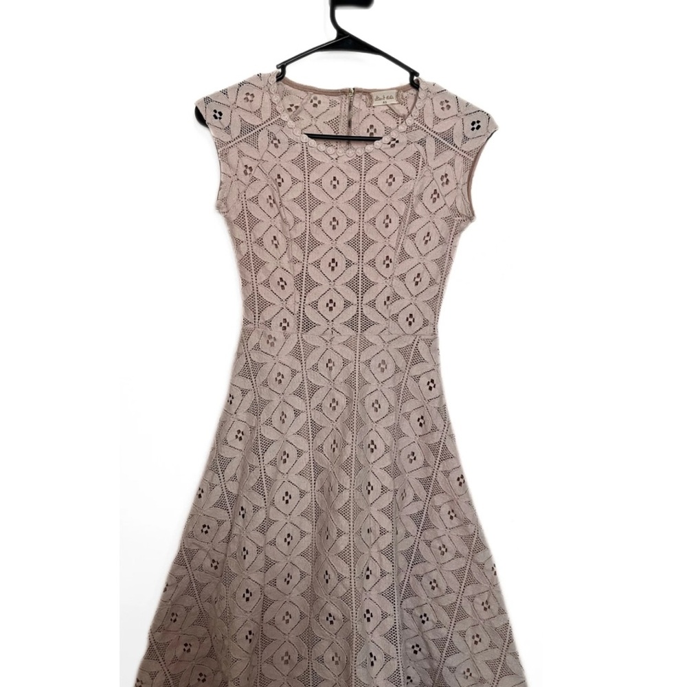 Altar'd State Light Pink Geometric Mini Dress